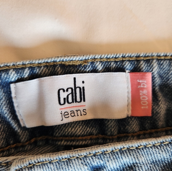 Cabi Distressed bf Jeans size 14 - Picture 2 of 4